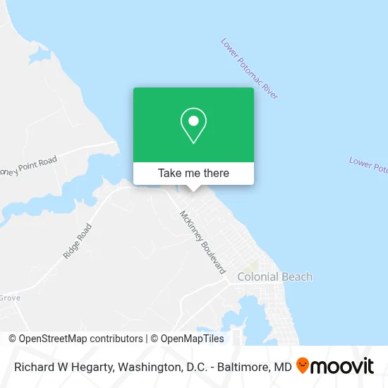 Richard W Hegarty map