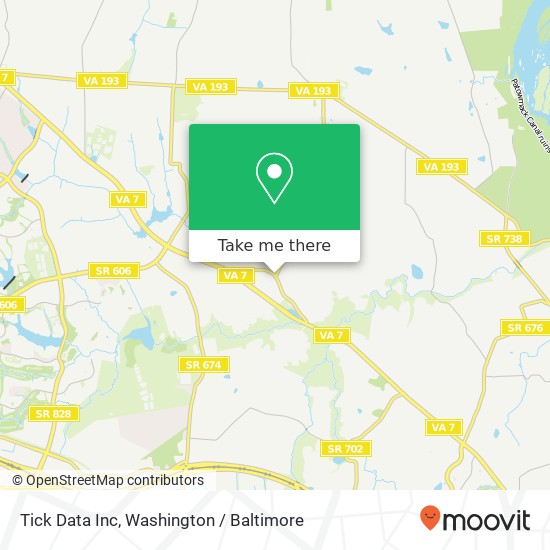 Tick Data Inc map