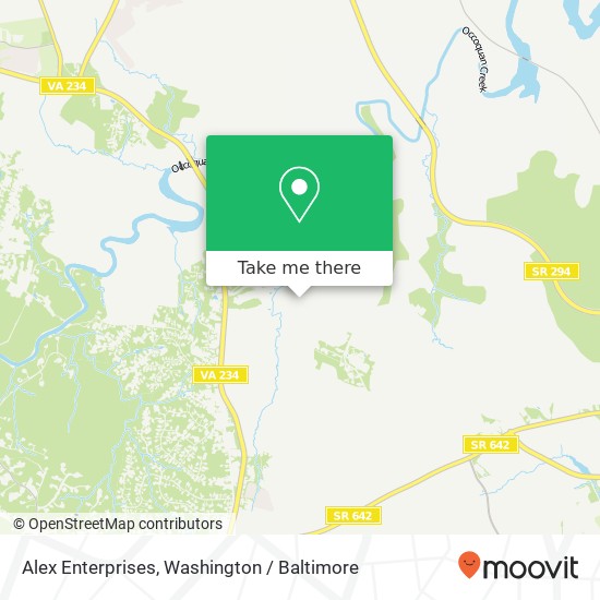 Alex Enterprises map