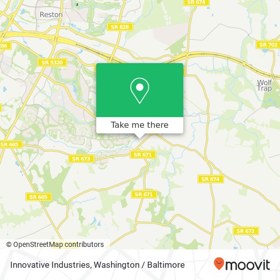 Mapa de Innovative Industries