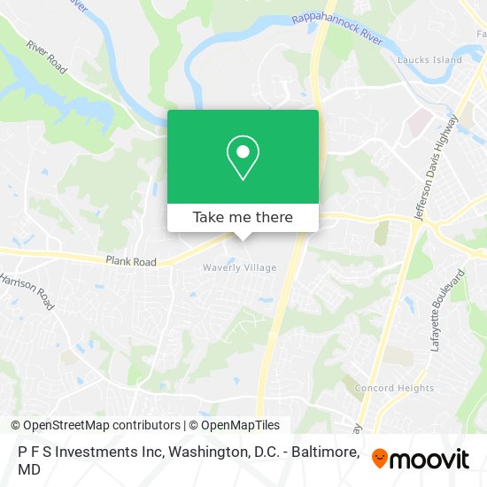 P F S Investments Inc map