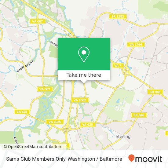 Sams Club Members Only map