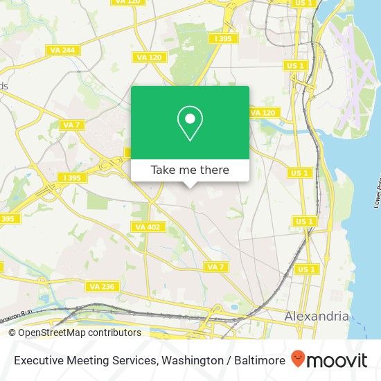 Executive Meeting Services map