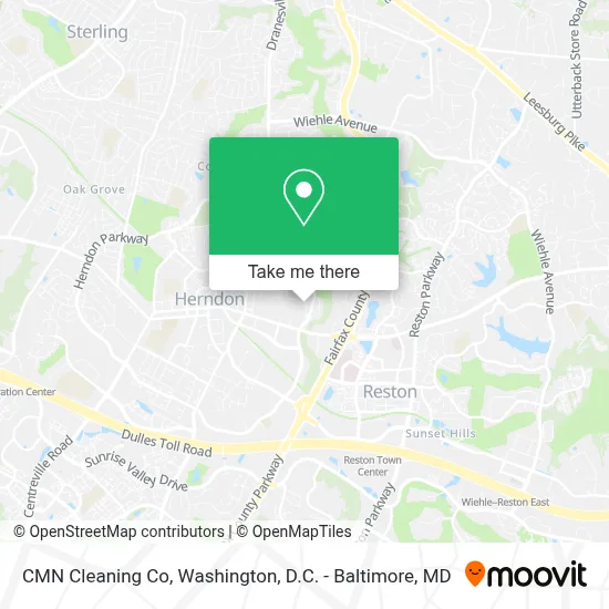 CMN Cleaning Co map