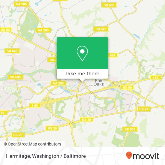 Hermitage map