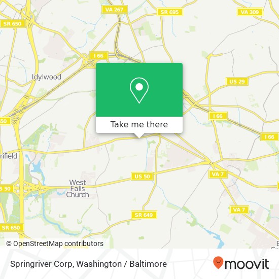 Mapa de Springriver Corp