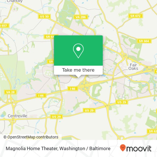 Magnolia Home Theater map