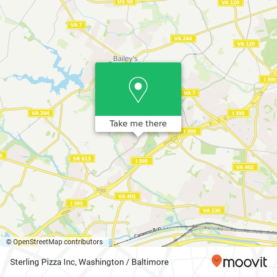 Sterling Pizza Inc map