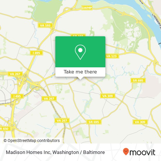 Mapa de Madison Homes Inc