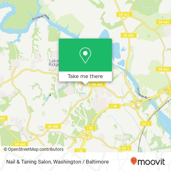 Mapa de Nail & Taning Salon