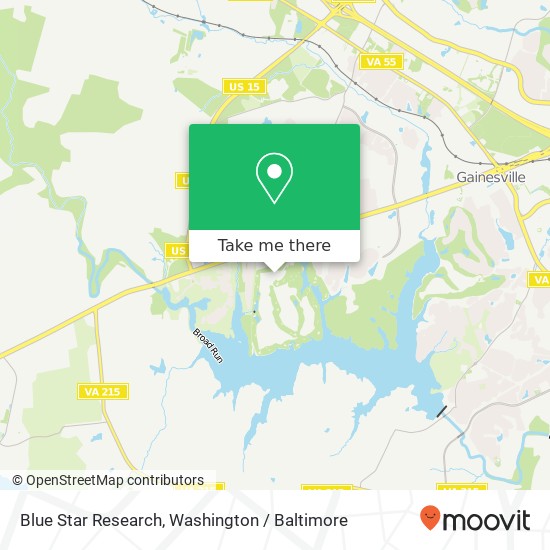 Blue Star Research map