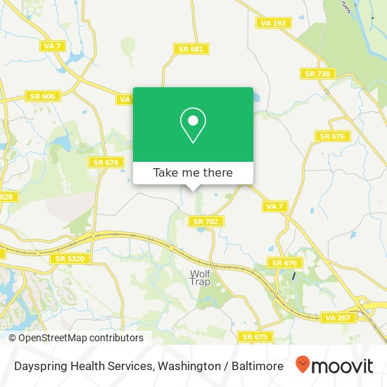 Mapa de Dayspring Health Services