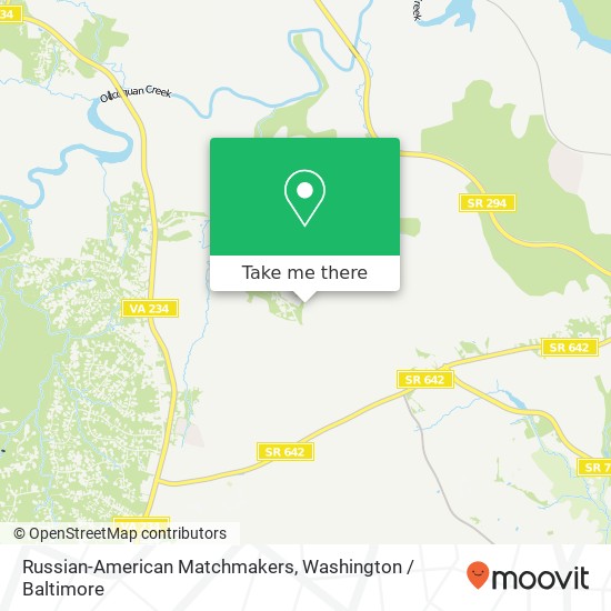 Russian-American Matchmakers map