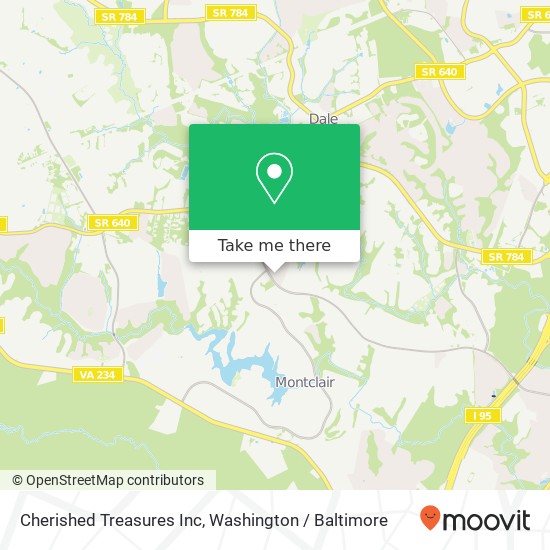 Mapa de Cherished Treasures Inc