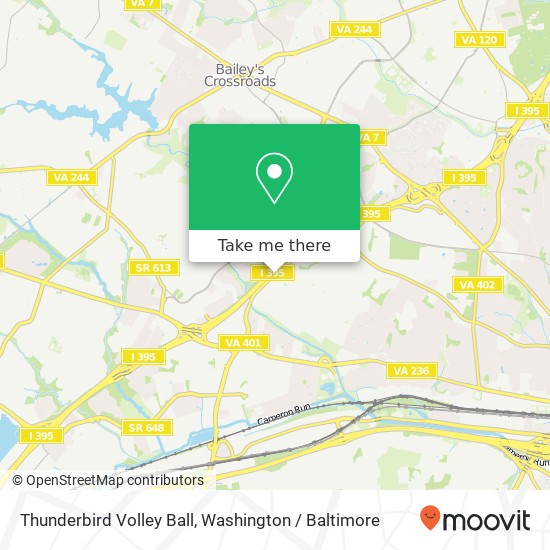 Thunderbird Volley Ball map
