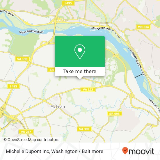 Mapa de Michelle Dupont Inc