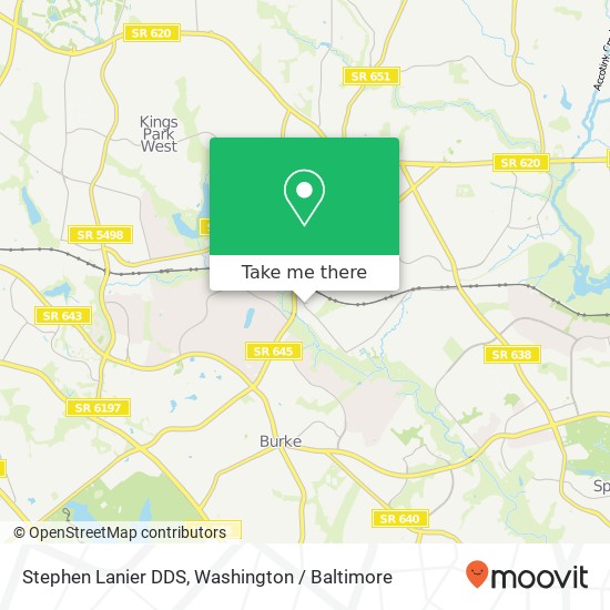 Stephen Lanier DDS map