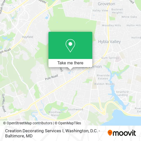 Creation Decorating Services I map
