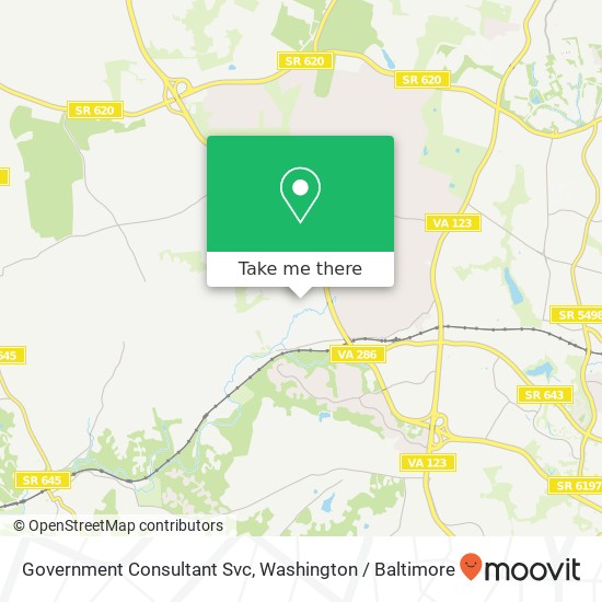 Government Consultant Svc map