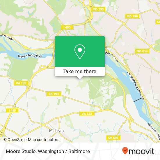 Moore Studio map