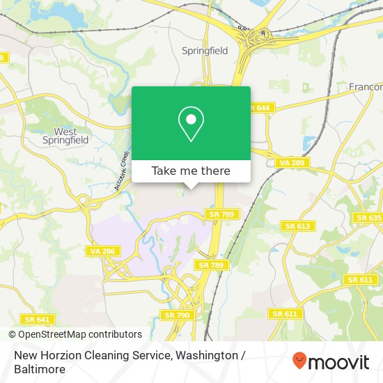 Mapa de New Horzion Cleaning Service
