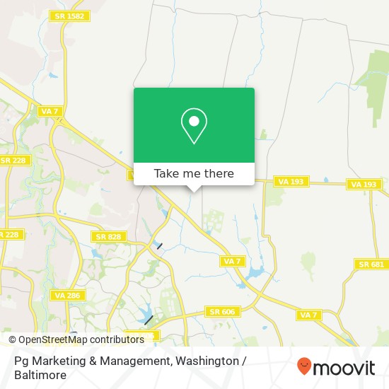 Pg Marketing & Management map