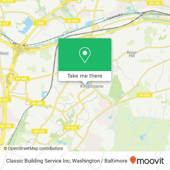 Mapa de Classic Building Service Inc