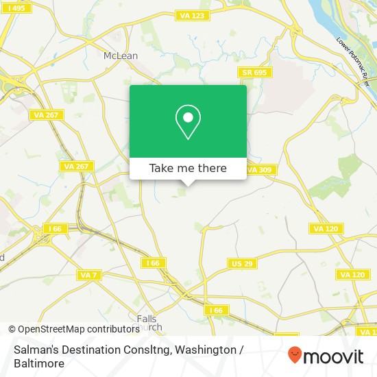 Salman's Destination Consltng map
