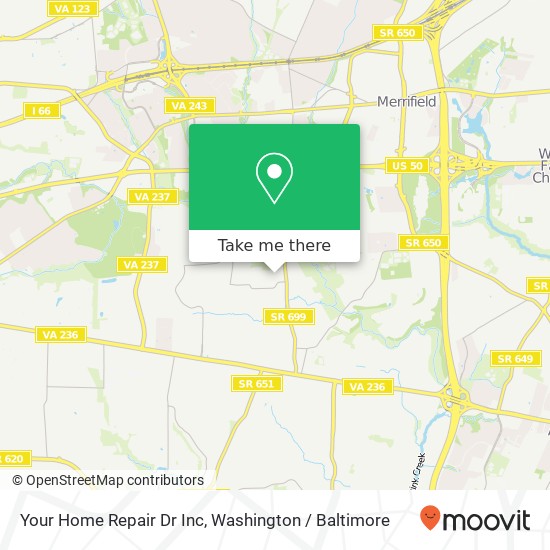 Mapa de Your Home Repair Dr Inc