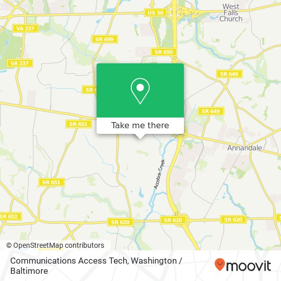 Communications Access Tech map