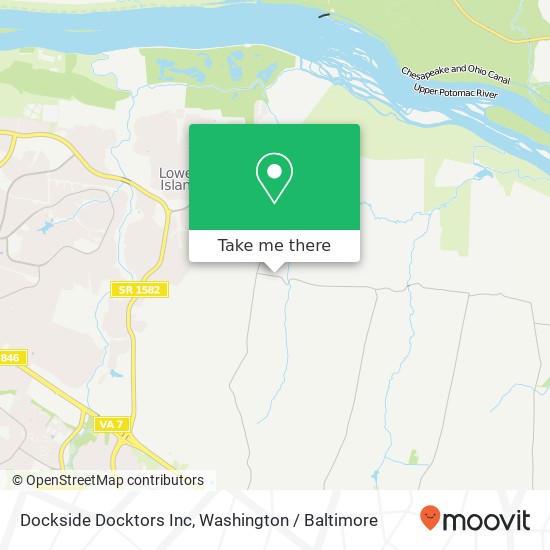Dockside Docktors Inc map