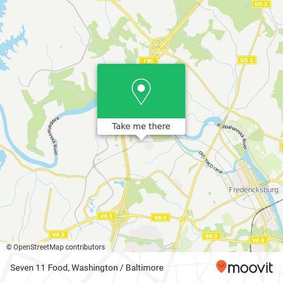 Seven 11 Food map