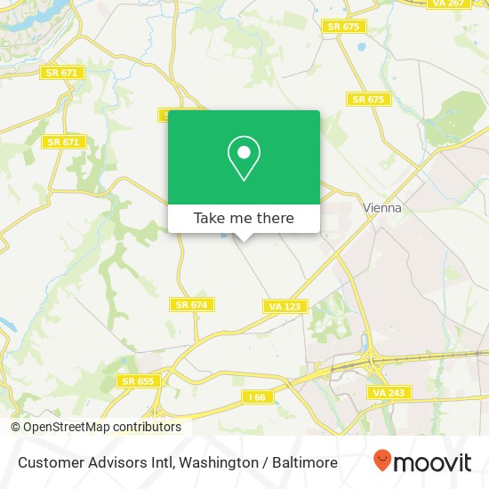 Customer Advisors Intl map