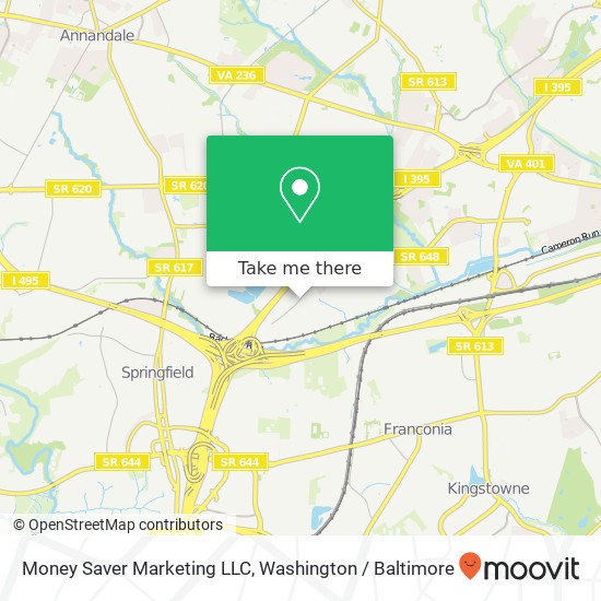 Mapa de Money Saver Marketing LLC