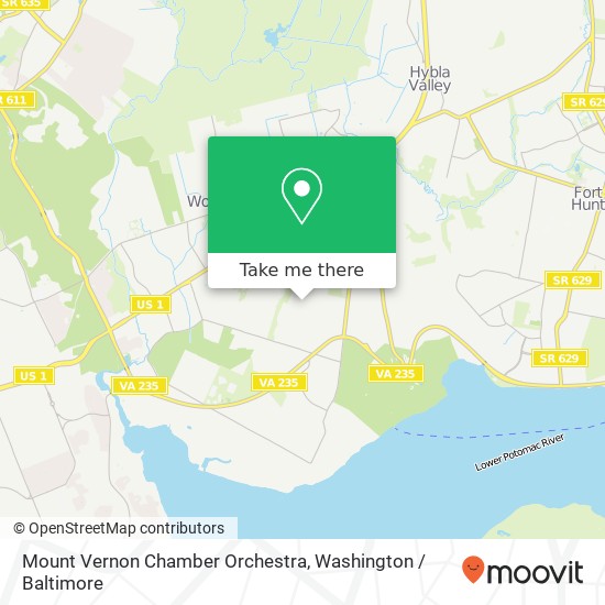 Mapa de Mount Vernon Chamber Orchestra