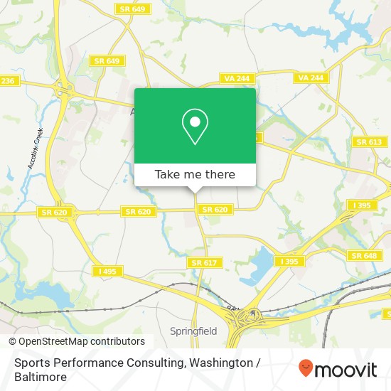 Mapa de Sports Performance Consulting