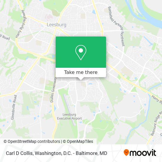 Carl D Collis map