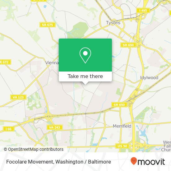 Mapa de Focolare Movement