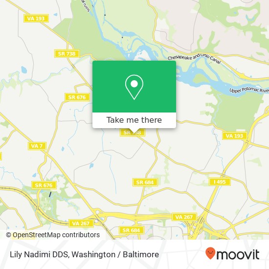 Lily Nadimi DDS map