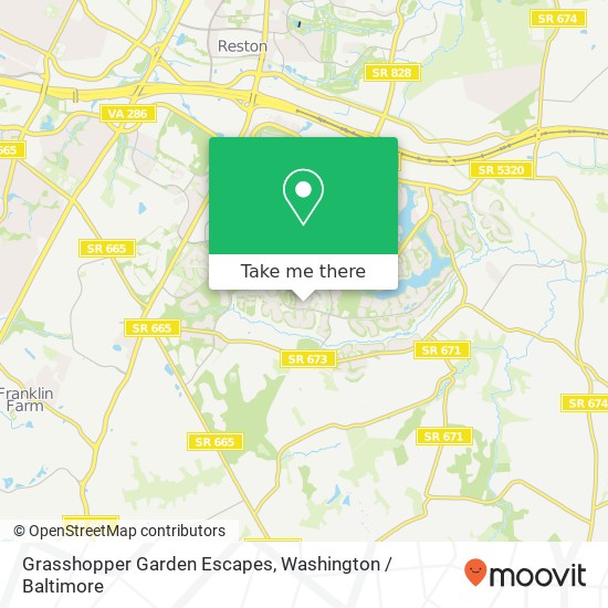 Mapa de Grasshopper Garden Escapes