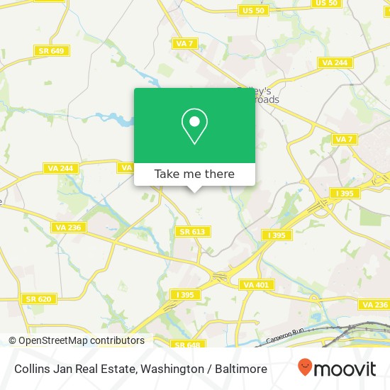 Mapa de Collins Jan Real Estate