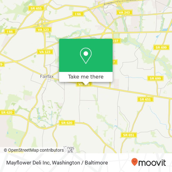 Mayflower Deli Inc map