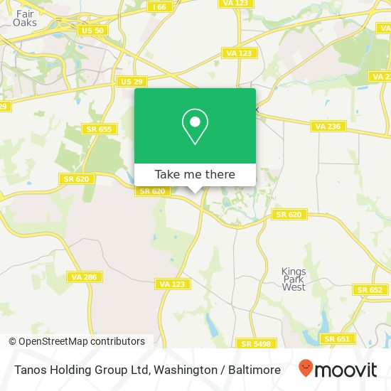 Mapa de Tanos Holding Group Ltd