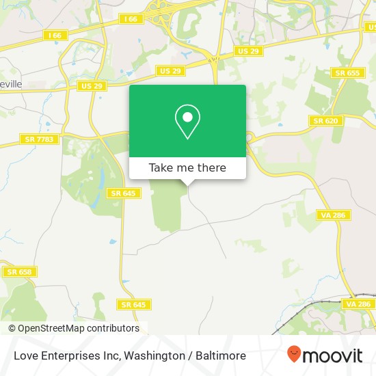 Love Enterprises Inc map