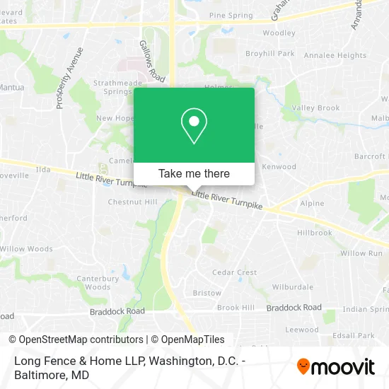 Long Fence & Home LLP map