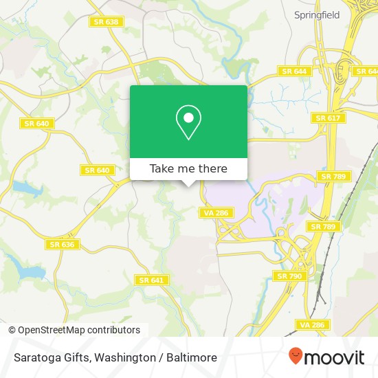 Saratoga Gifts map