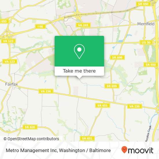 Mapa de Metro Management Inc