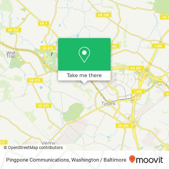 Pingpone Communications map