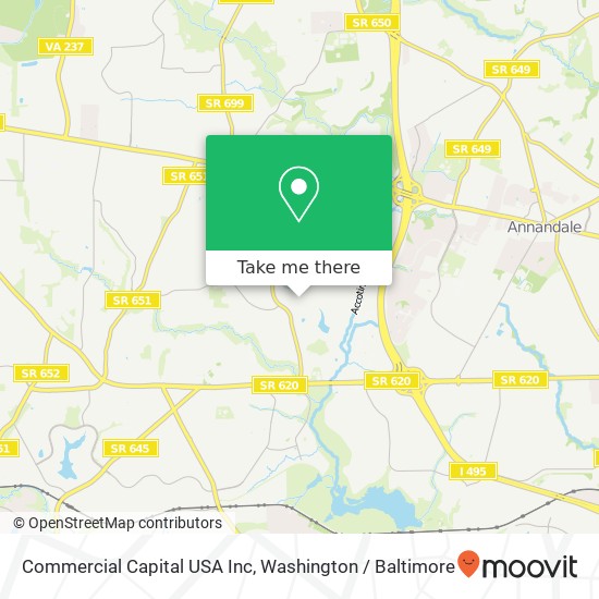 Mapa de Commercial Capital USA Inc