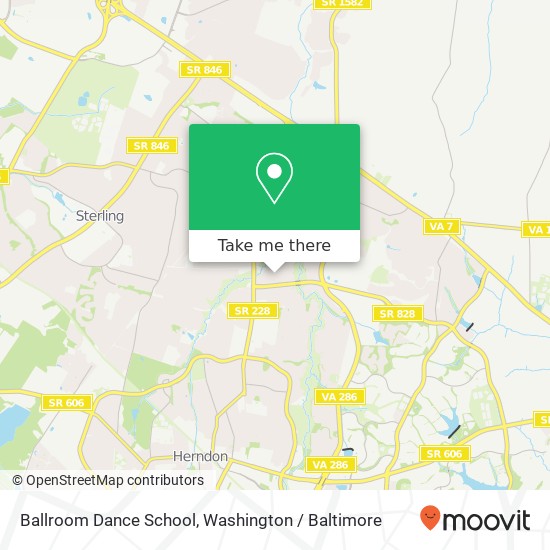 Ballroom Dance School map